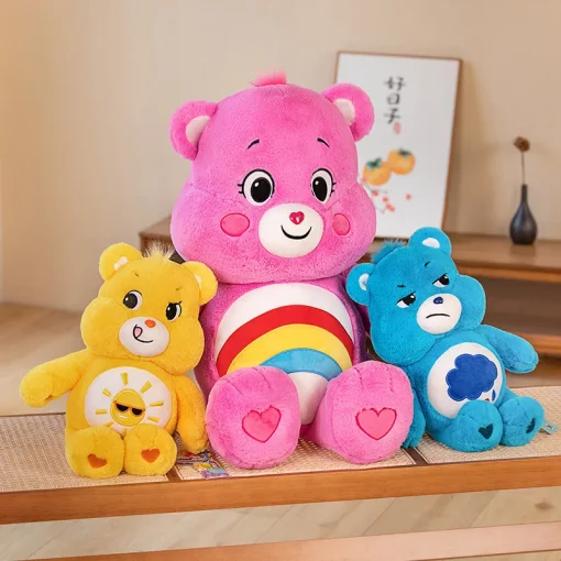 Peluches de osito arcoíris adorables Miniso