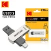 Pendrive USB3.2 Tipo C KODAK 256GB 128GB 32GB