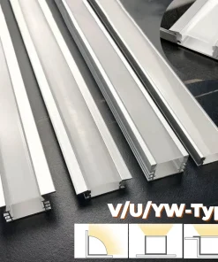 Perfiles LED aluminio empotrados