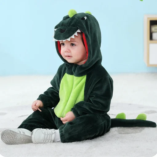 Pijama de dinosaurio Kigurumi para bebé