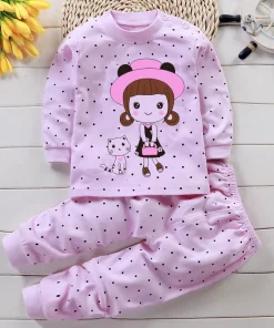 Pijama de otoño para niñas y niños