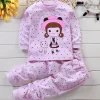 Pijama de otoño para niño niña, ropa de casa