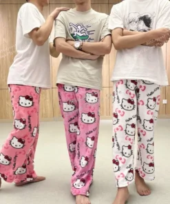 Pijamas de franela Sanrio Hello Kitty Anime