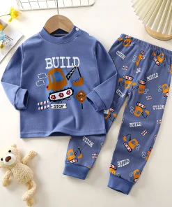 Pijamas de otoño y primavera para niños