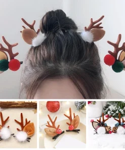 Pinzas para el pelo de Navidad