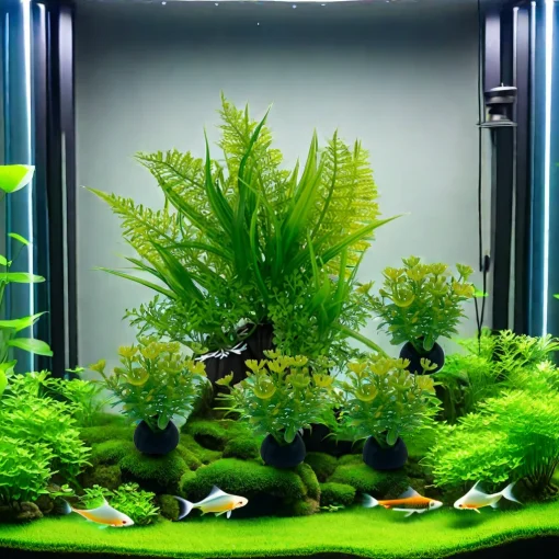 Plantas de Acuario 5pz Plástico