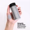 Polvo brillante holográfico uñas