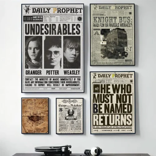 Póster mágico de Harry Potter