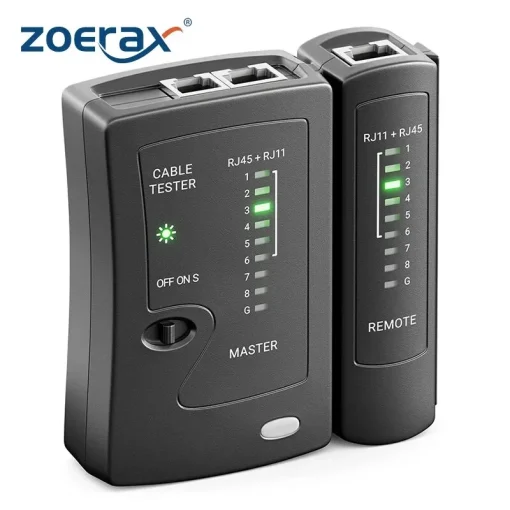 Probador de cables Ethernet ZoeRax