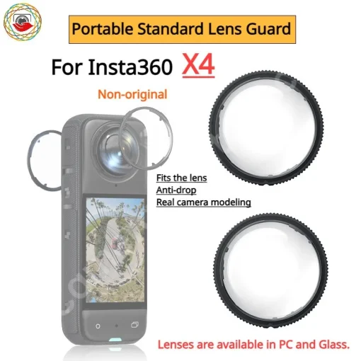 Protectores de lente de vidrio templado para Insta360 X4