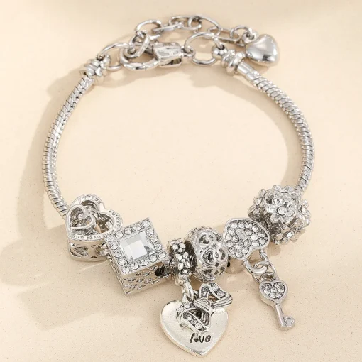 Pulsera de Familia Amor con Cuentas Multielemento