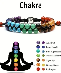 Pulsera de Yoga y meditación de cristal