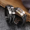 Pulseras de moda de acero inoxidable para hombre