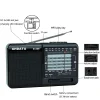 Radio portátil de 12 bandas XHDATA D-328