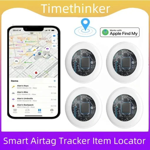 Rastreador Bluetooth GPS Smart Airtag Timethinker funciona