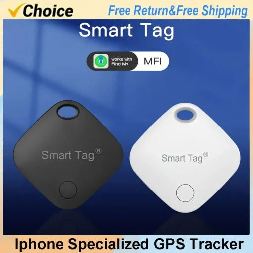 Rastreador GPS Bluetooth inteligente funciona con Find My APP