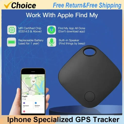 Rastreador GPS Inteligente con Apple Find My APP