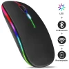 Ratón inalámbrico RGB Bluetooth recargable