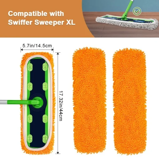 Recambio de almohadillas para mopa de microfibra reutilizable