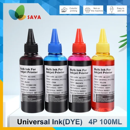 Recarga de tinta de 100 ml para impresora