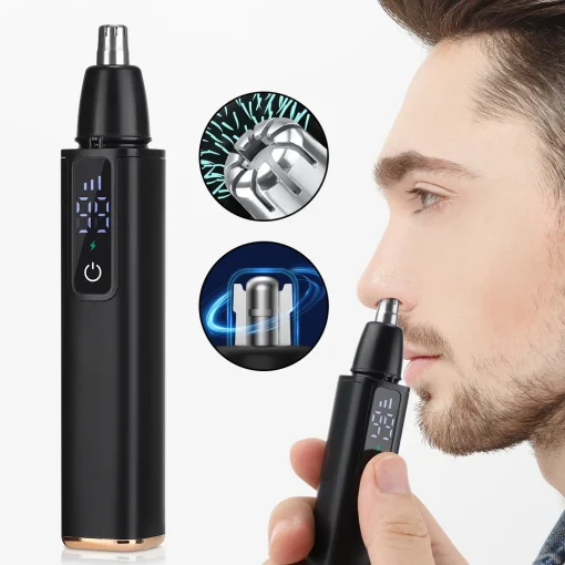 Recortador eléctrico de pelo nasal para hombre y mujer