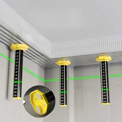 Regla niveladora de techo para solera de acero