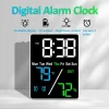 Reloj Alarma Digital Gran Pantalla Multifunción