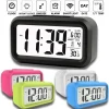 Reloj Alarma Digital LCD con Calendario Termómetro