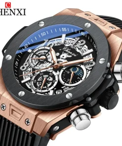 Reloj Cronógrafo de Silicona CHENXI de Moda de Hombre