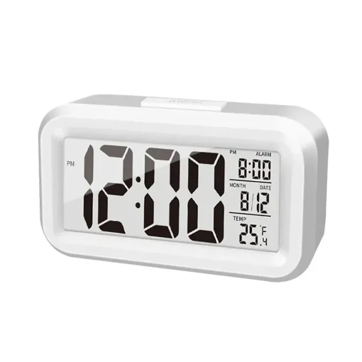 Reloj Digital LED 50 Caract. Luz Fondo Snooze