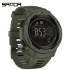 Reloj Sanda Deportivo Digital Impermeable Para Hombre