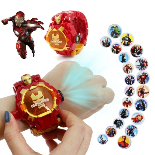 Reloj de juguete Capitán América Iron Man de Disney