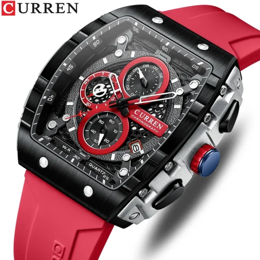 Reloj de pulsera de cuarzo CURREN Sport cronógrafo para hombre