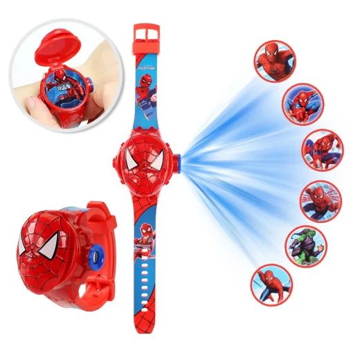 Reloj de pulsera digital infantil de Minnie, Elsa, princesas de Disney