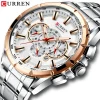 Reloj deportivo casual con cronógrafo CURREN para hombre