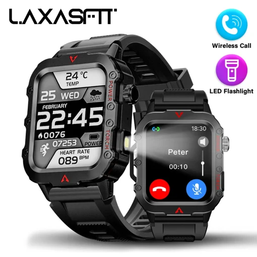 Reloj deportivo inteligente LAXASFIT para hombre