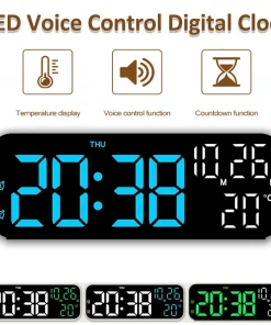 Reloj digital LED de escritorio 50 carac.