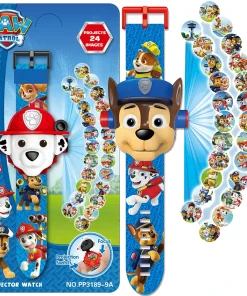 Reloj digital con proyección 3D de Paw Patrol