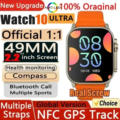 Reloj inteligente New Watch 10 Ultra 49mm