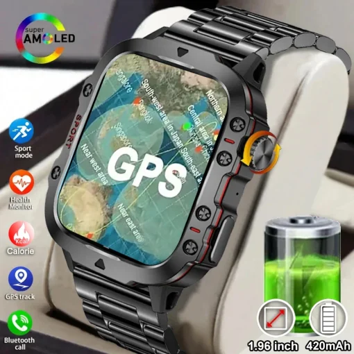 Reloj inteligente militar GPS 2024 para Xiaomi