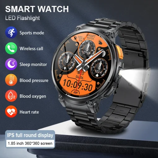 Reloj inteligente para hombre LIGE K66