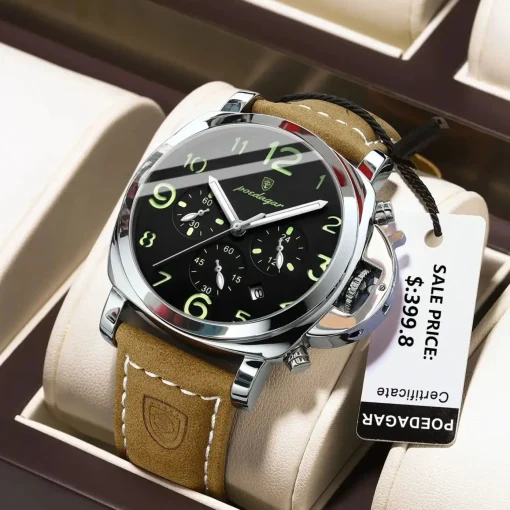 Reloj militar de lujo POEDAGAR para hombre