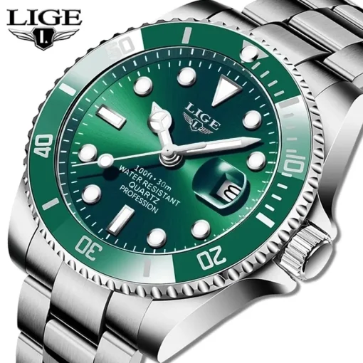 Reloj para buceo de lujo de moda de la marca superior LIGE