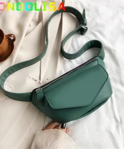 Riñoneras Casuales para Mujer Bolso de Cuero