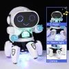 Robots bailarines para niños, música, LED, 6 garras, pulpo, juguete de regalo de cumpleaños, educación temprana para bebés, niños y niñas