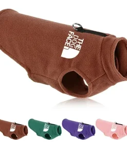 Ropa abrigadora para perros, chaleco de forro polar para invierno