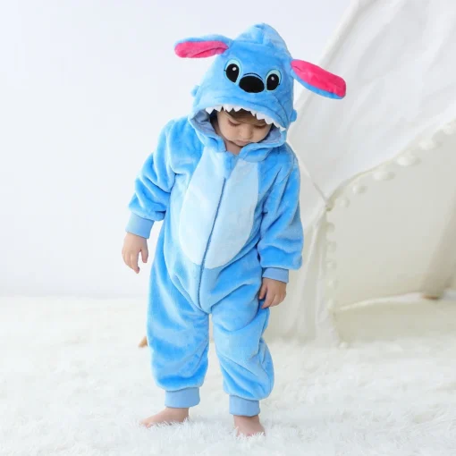 Ropa de bebé recién nacido Stitch Kigurumi