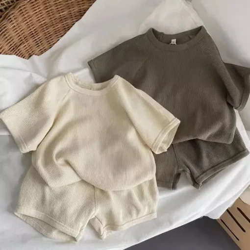 Ropa de verano para niños, estilo coreano