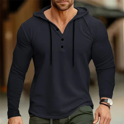 Ropa deportiva para gimnasio, camisetas con capucha para hombre