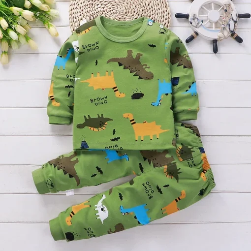 Ropa infantil de primavera y otoño de algodón